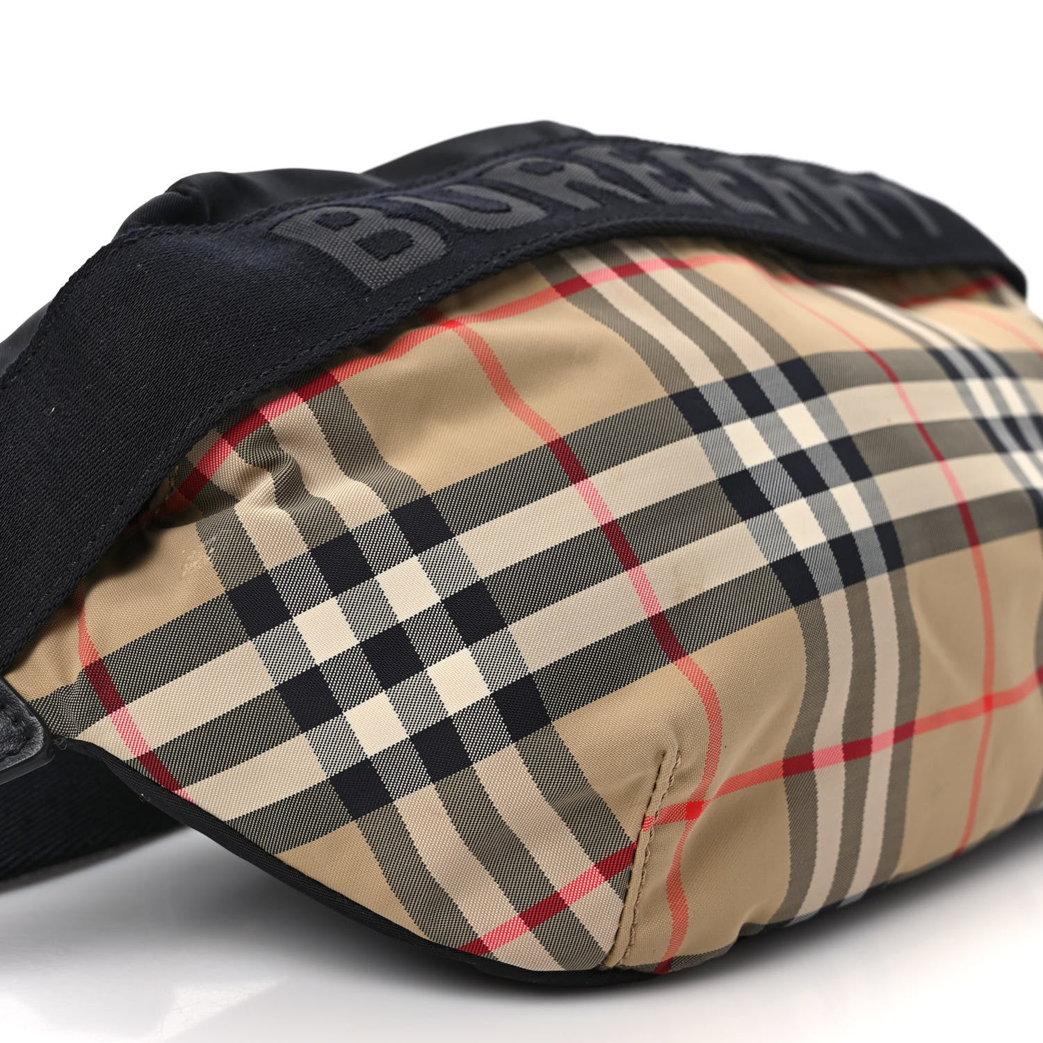 Burberry Nylon Vintage Check Sonny Bum Bag Archive Beige Black 7 of 8