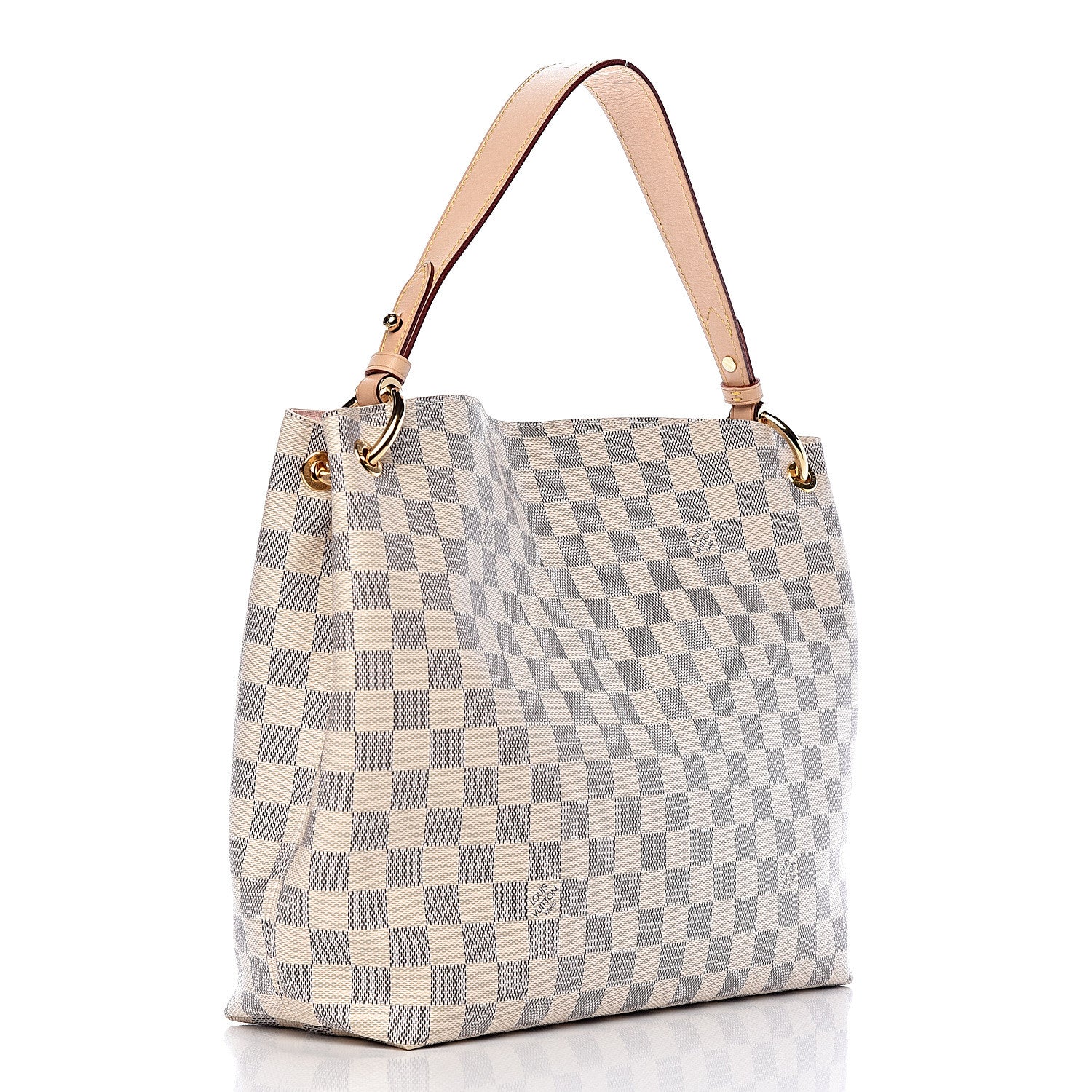 Louis Vuitton Damier Azur Graceful PM Rose Ballerine 3 of 12