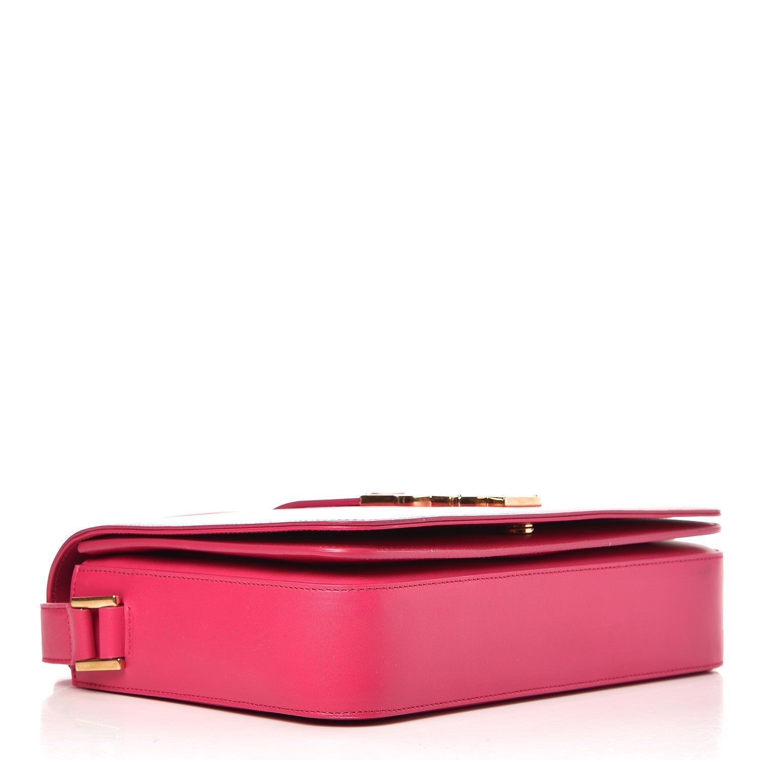 Saint Laurent Smooth Calfskin Medium Classic Monogram Universite Bag Fuchsia 4 of 7