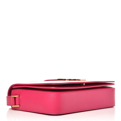 Saint Laurent Smooth Calfskin Medium Classic Monogram Universite Bag Fuchsia 4 of 7