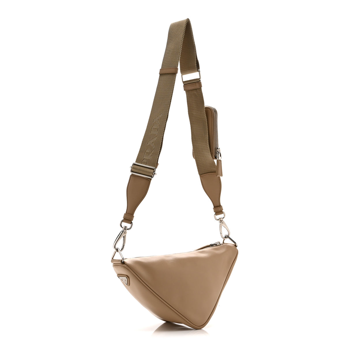 Grace Lux Triangle Shoulder Bag Sabbia