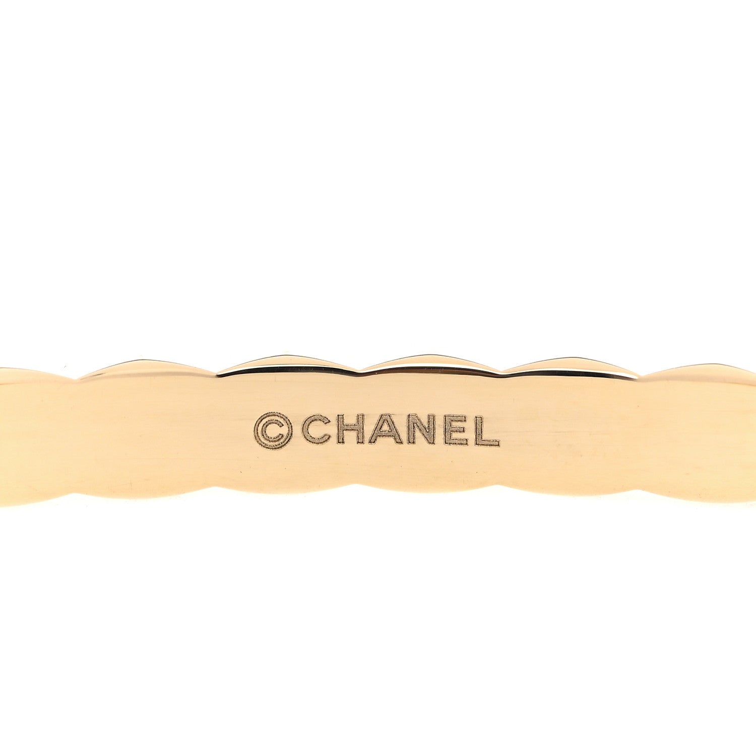 Chanel 18K Yellow Gold Coco Crush Cuff Bracelet XS 4 of 6