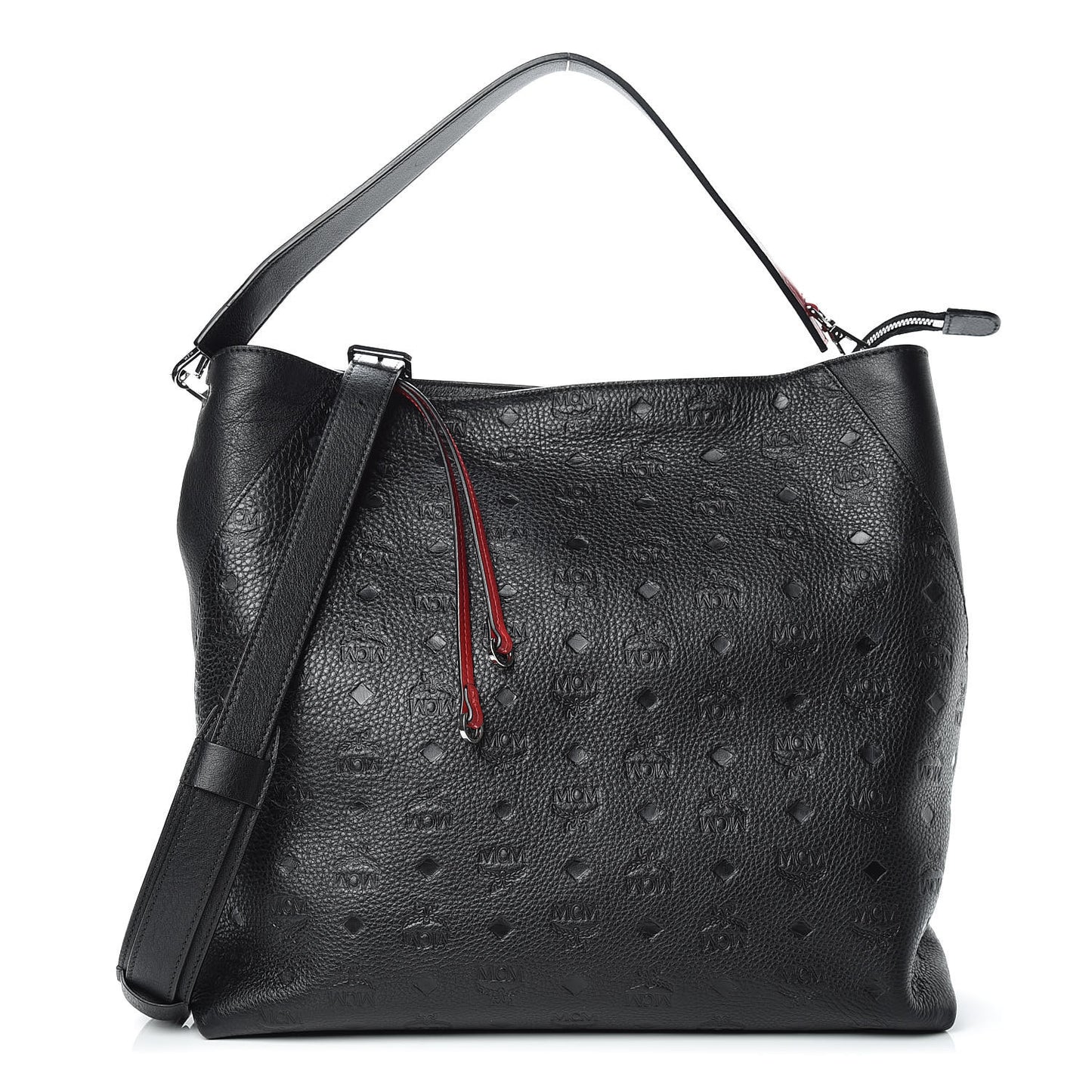 Calfskin Ottomar Large Klara Hobo Black