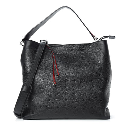 MCM Calfskin Ottomar Large Klara Hobo Black 1 of 12
