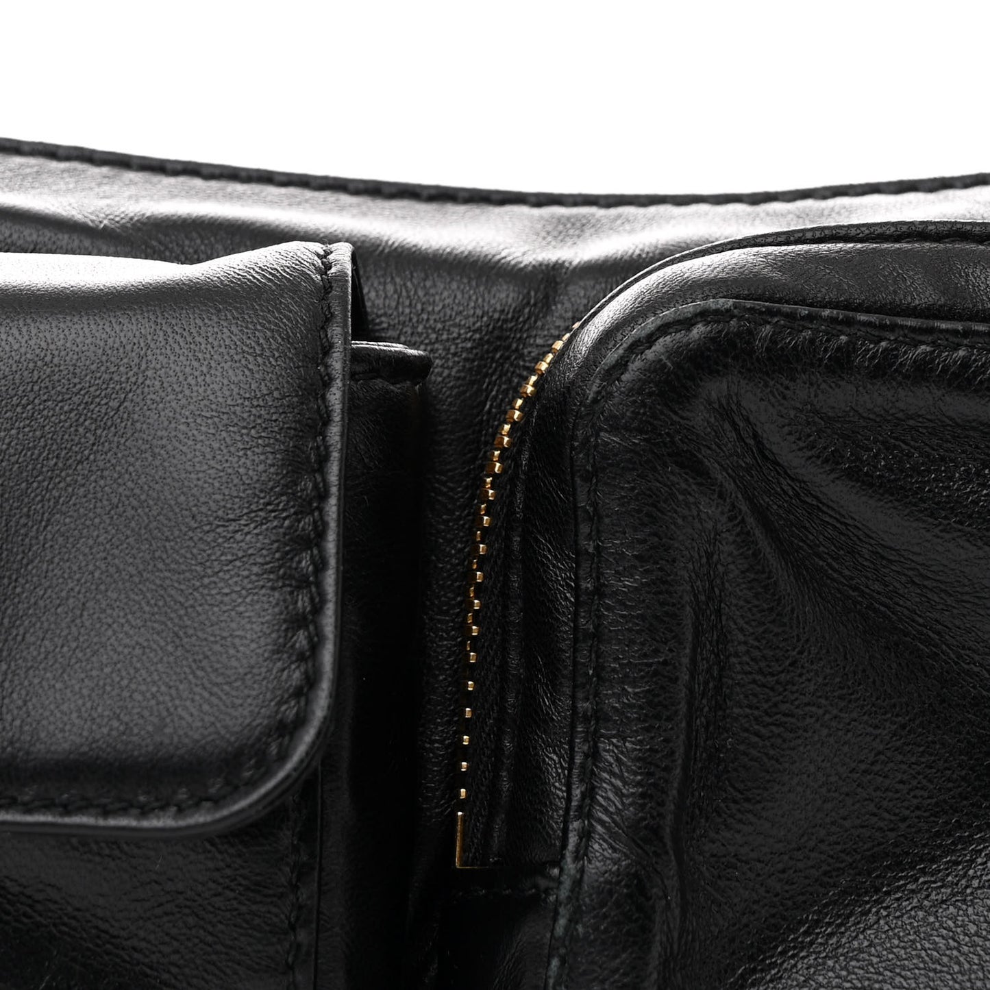Nappa Multi Pocket Hobo Black