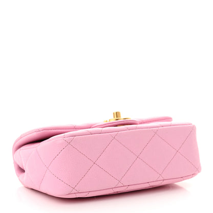 Chanel Caviar Quilted Mini Sweetheart Flap Lilac 4 of 10
