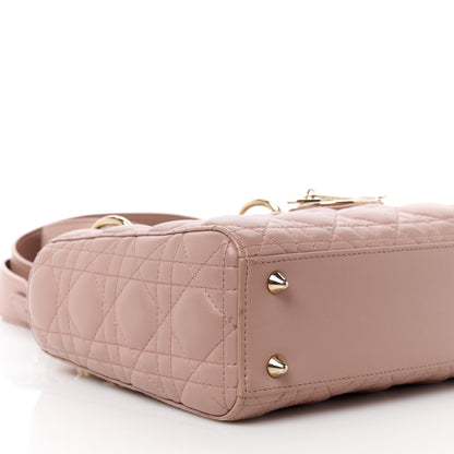 Christian Dior Lambskin Cannage Small My ABCDior Lady Dior Fard 9 of 13