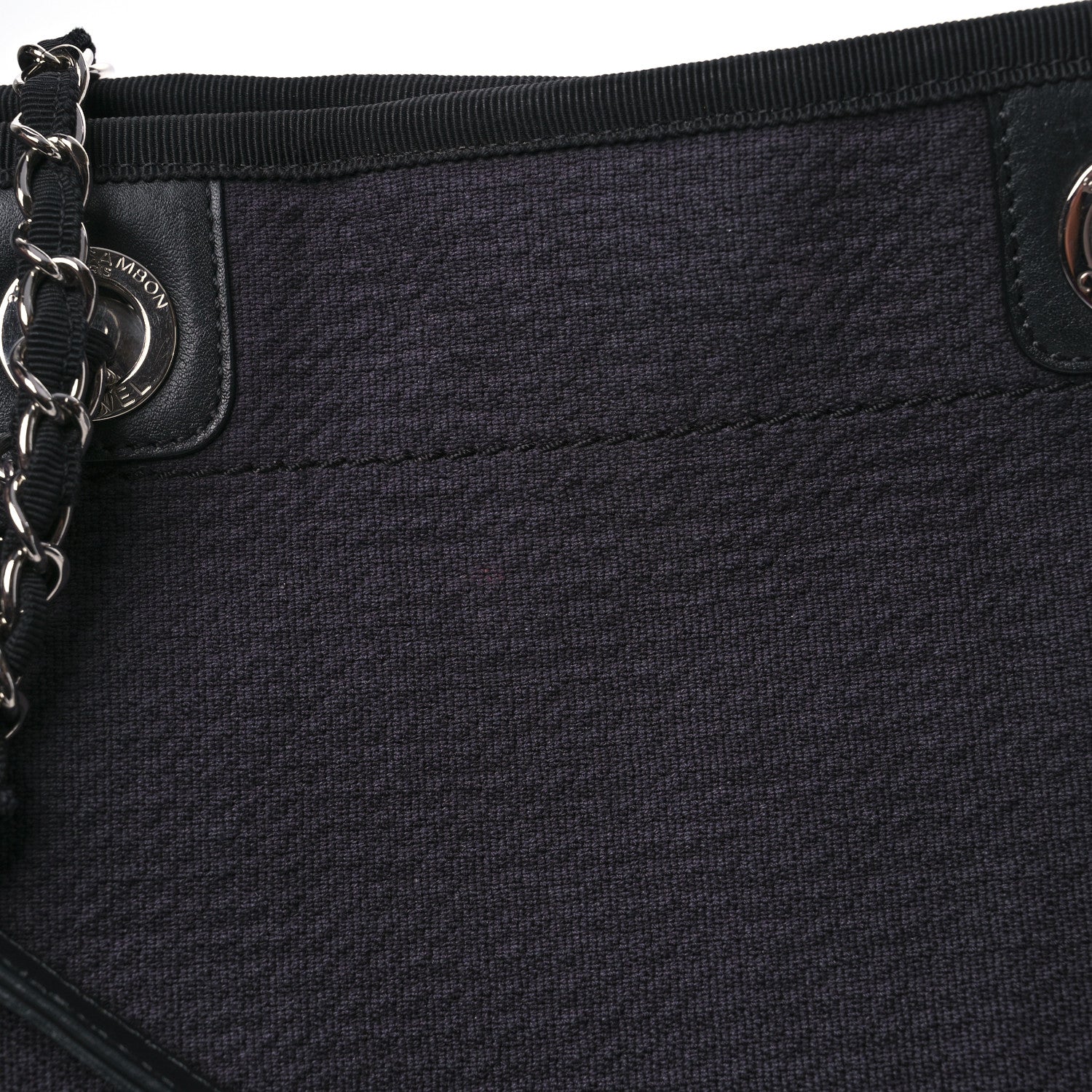 Chanel Mixed Fibers Small Deauville Tote Black 12 of 12