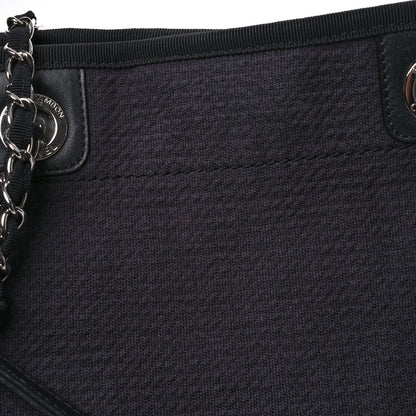 Chanel Mixed Fibers Small Deauville Tote Black 12 of 12