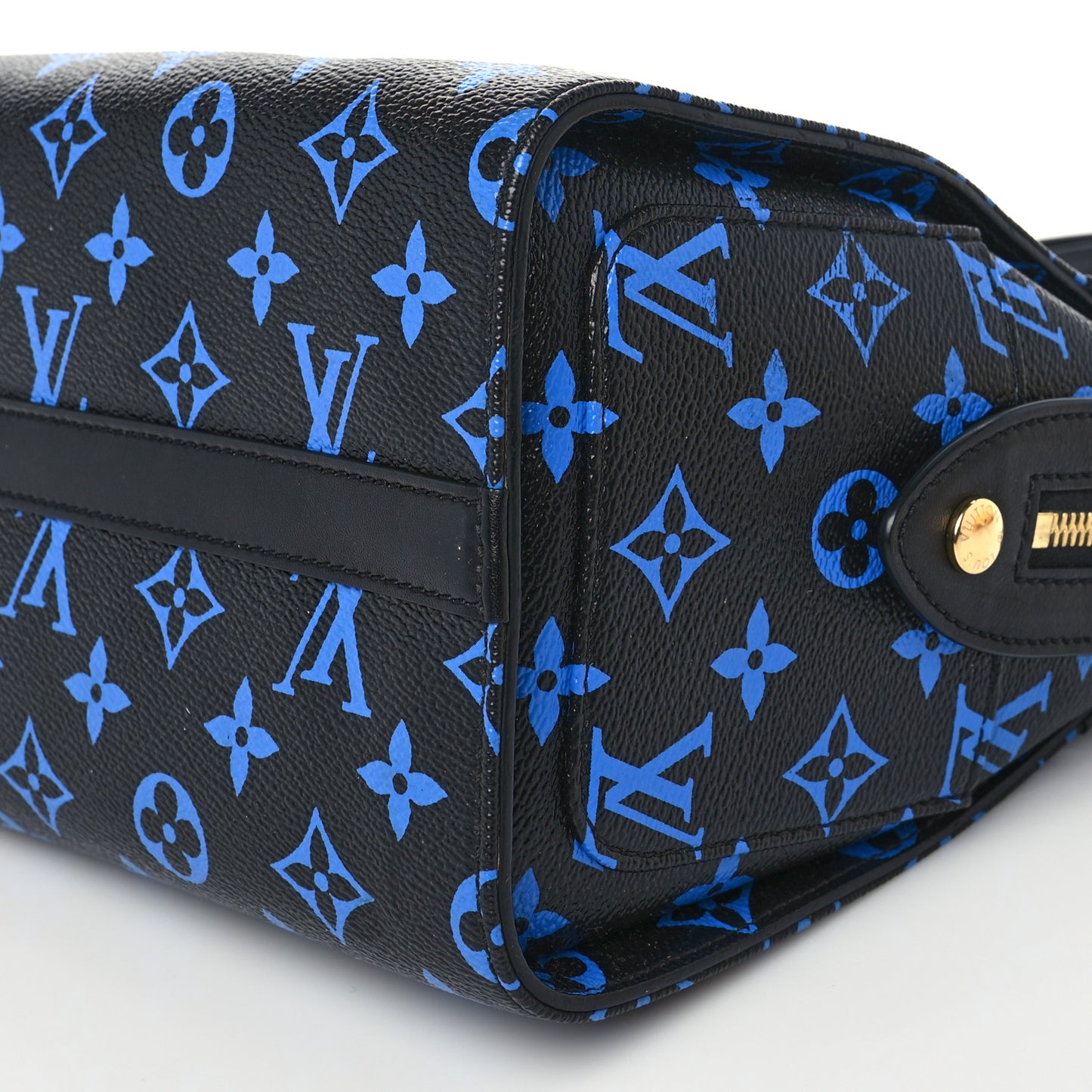 Colored Monogram Speedy Amazon PM Blue Black