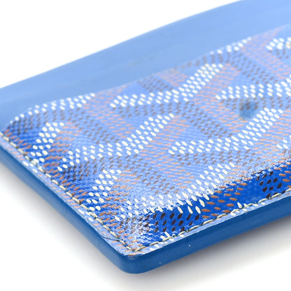 Goyard Goyardine Saint Sulpice Card Holder Sky Blue 7 of 8