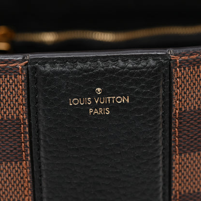 Louis Vuitton Damier Ebene Cuir Taurillon Wight Black 6 of 12
