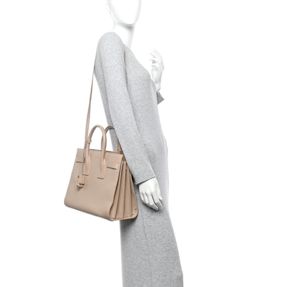 Saint Laurent Calfskin Small Sac De Jour Nude Powder 2 of 9