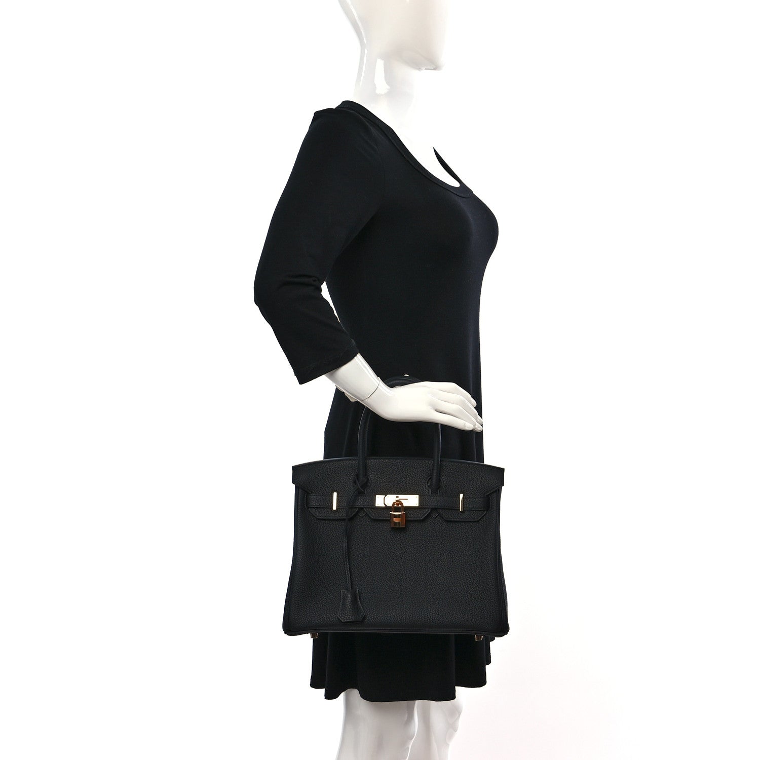 Hermes Togo Birkin 30 Black 2 of 10