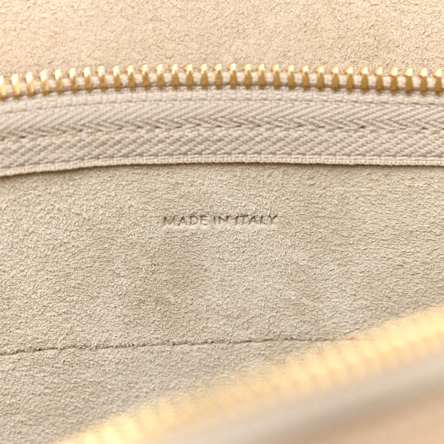 Grained Calfskin Nano Belt Bag Light Taupe