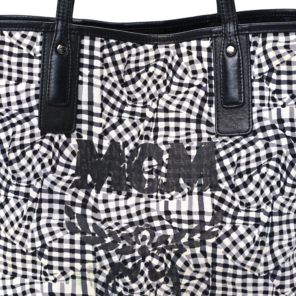 Visetos Medium Liz Reversible Shopper Tote Black