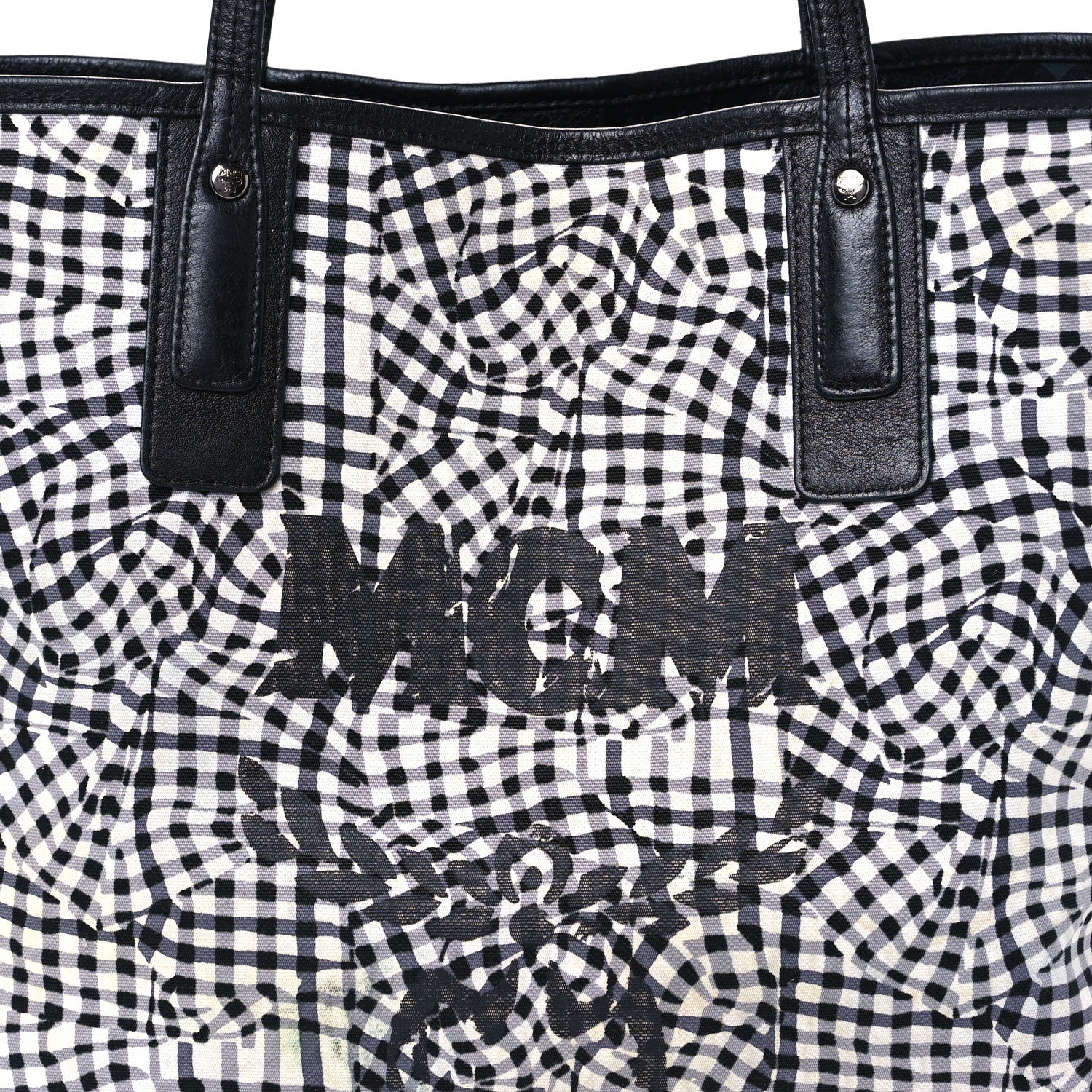MCM Visetos Medium Liz Reversible Shopper Tote Black 15 of 21