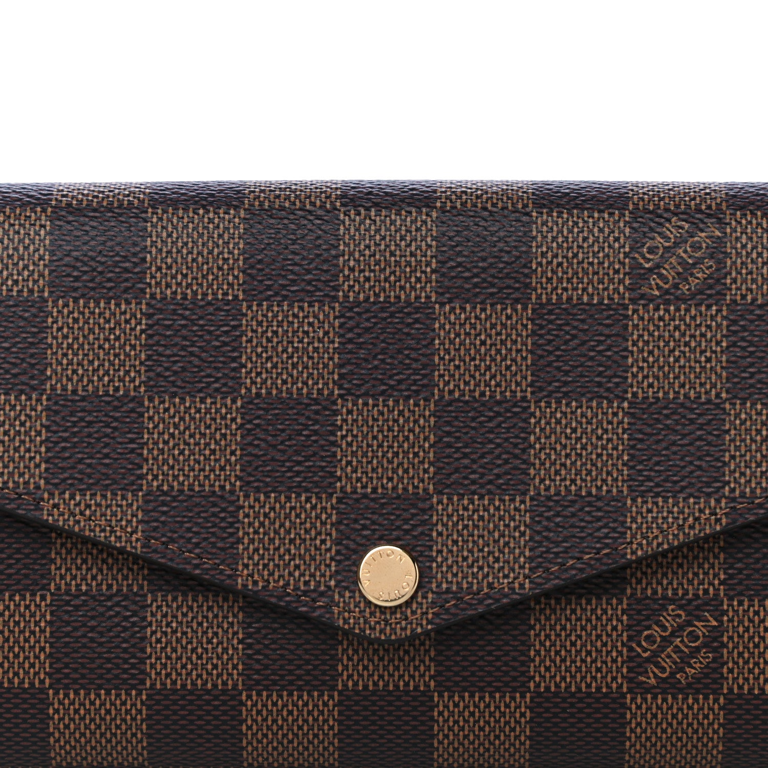 Louis Vuitton Damier Ebene Sarah Wallet NM 7 of 11