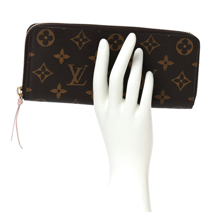 Louis Vuitton Monogram Clemence Wallet Rose Ballerine 2 of 8