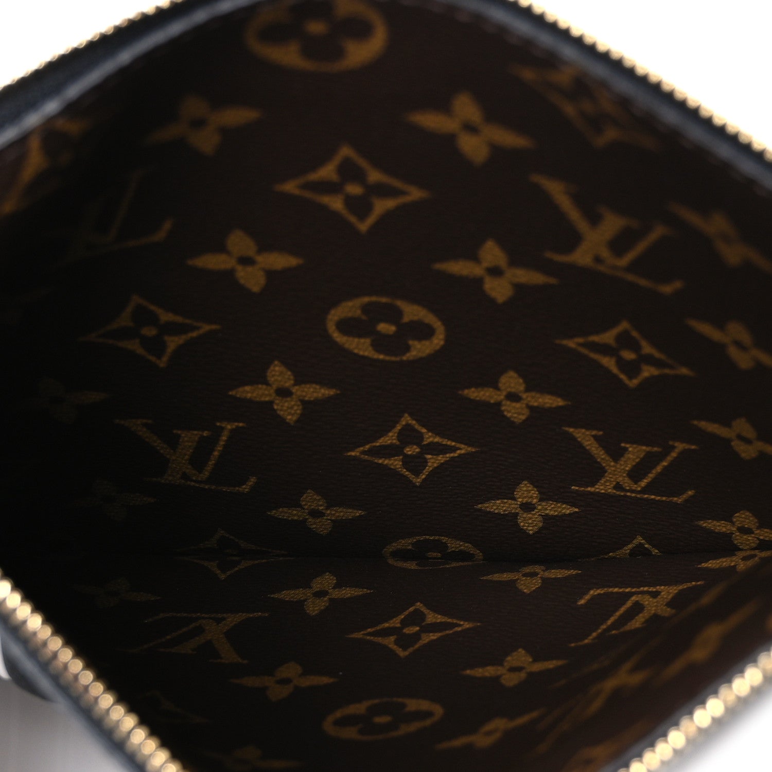 Louis Vuitton Calfskin Neverfull Inside Out MM Pochette Black 5 of 6