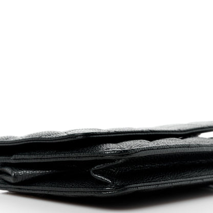 Chanel Caviar Quilted Wallet on Chain WOC Black 9 of 13