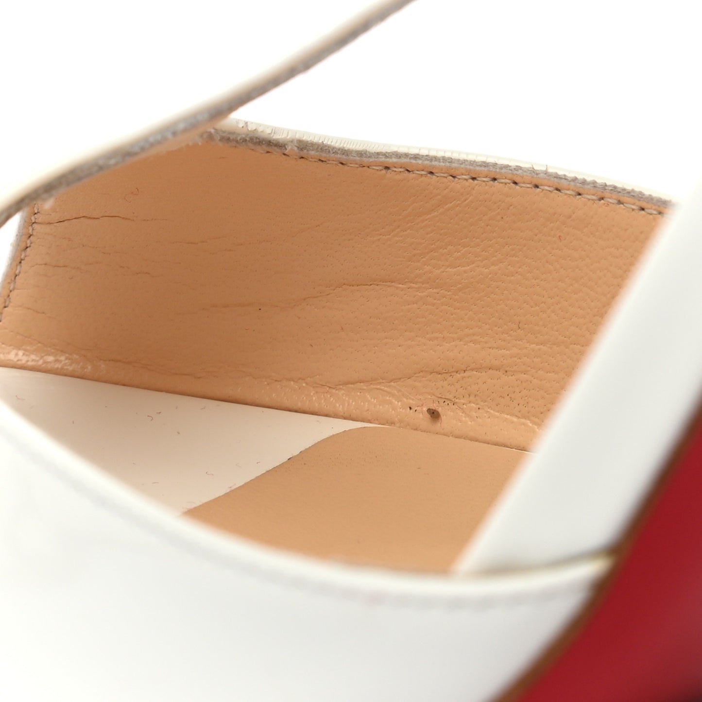 Patent Senora 100 Sandals 36.5 White