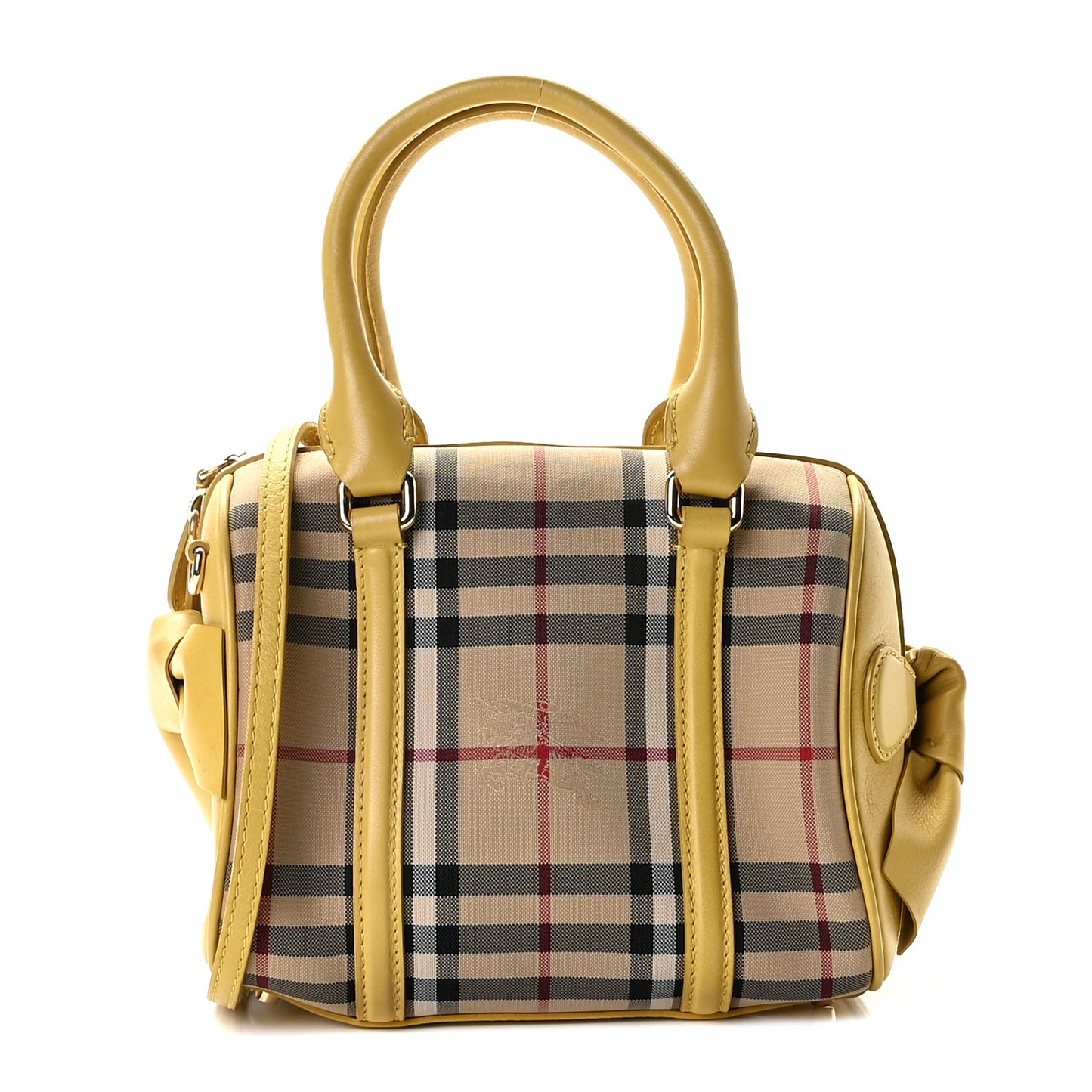Horseferry Check Small Alchester Bowling Bag Yellow