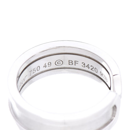 Cartier 18K White Gold 6.5mm C De Cartier Ring 49 4.75 5 of 5
