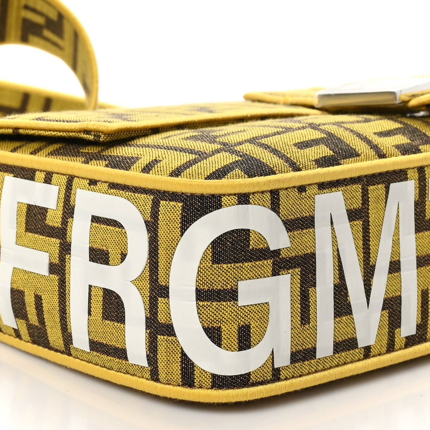 x FRGMT Woven Fabric Jacquard FF Embroidered Baguette Mimosa