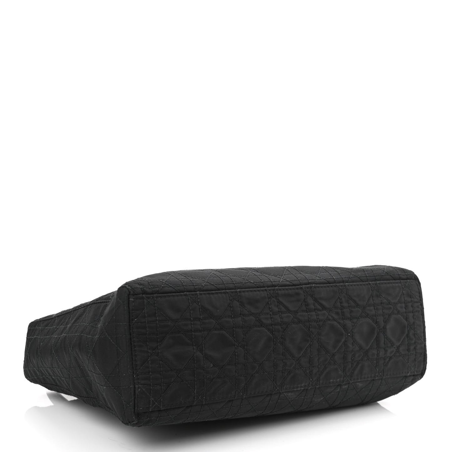 Nylon Cannage Large Lady Dior Black