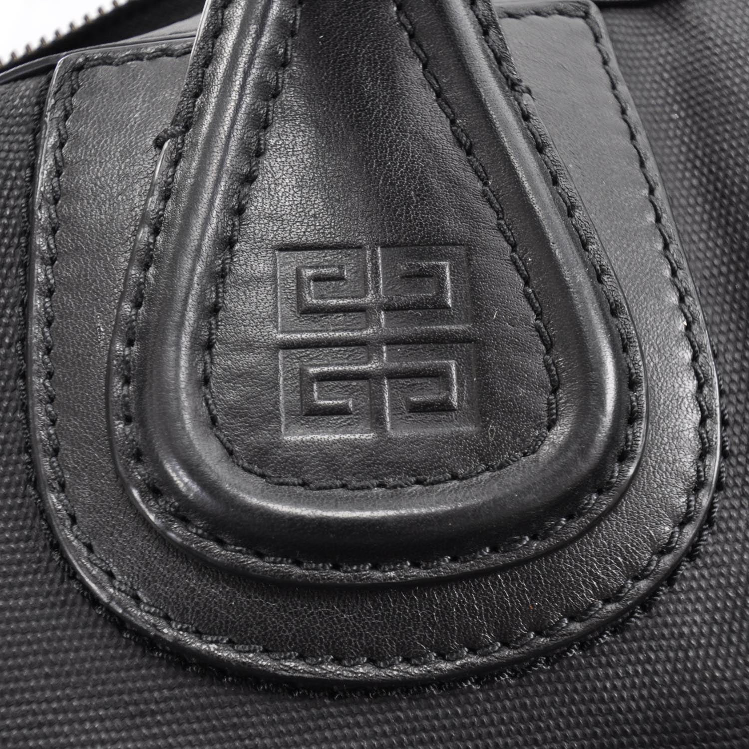 Givenchy Leather Canvas North South Nightingale Black 10 of 10