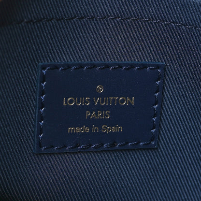 Louis Vuitton Monoglam Neverfull MM Pochette Blue 6 of 8