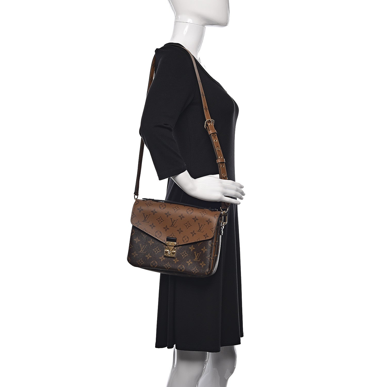 Louis Vuitton Reverse Monogram Pochette Metis 2 of 11