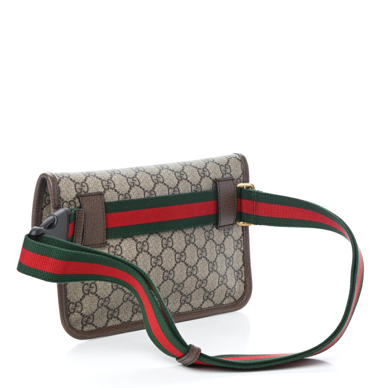 Gucci GG Supreme Monogram Neo Vintage Web Belt Bag Brown 3 of 9