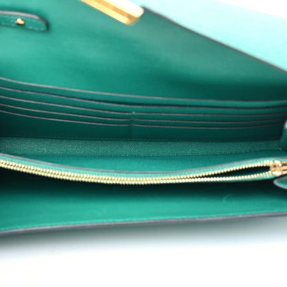 Hermes Epsom Constance Long To Go Wallet Vert Verone 7 of 9