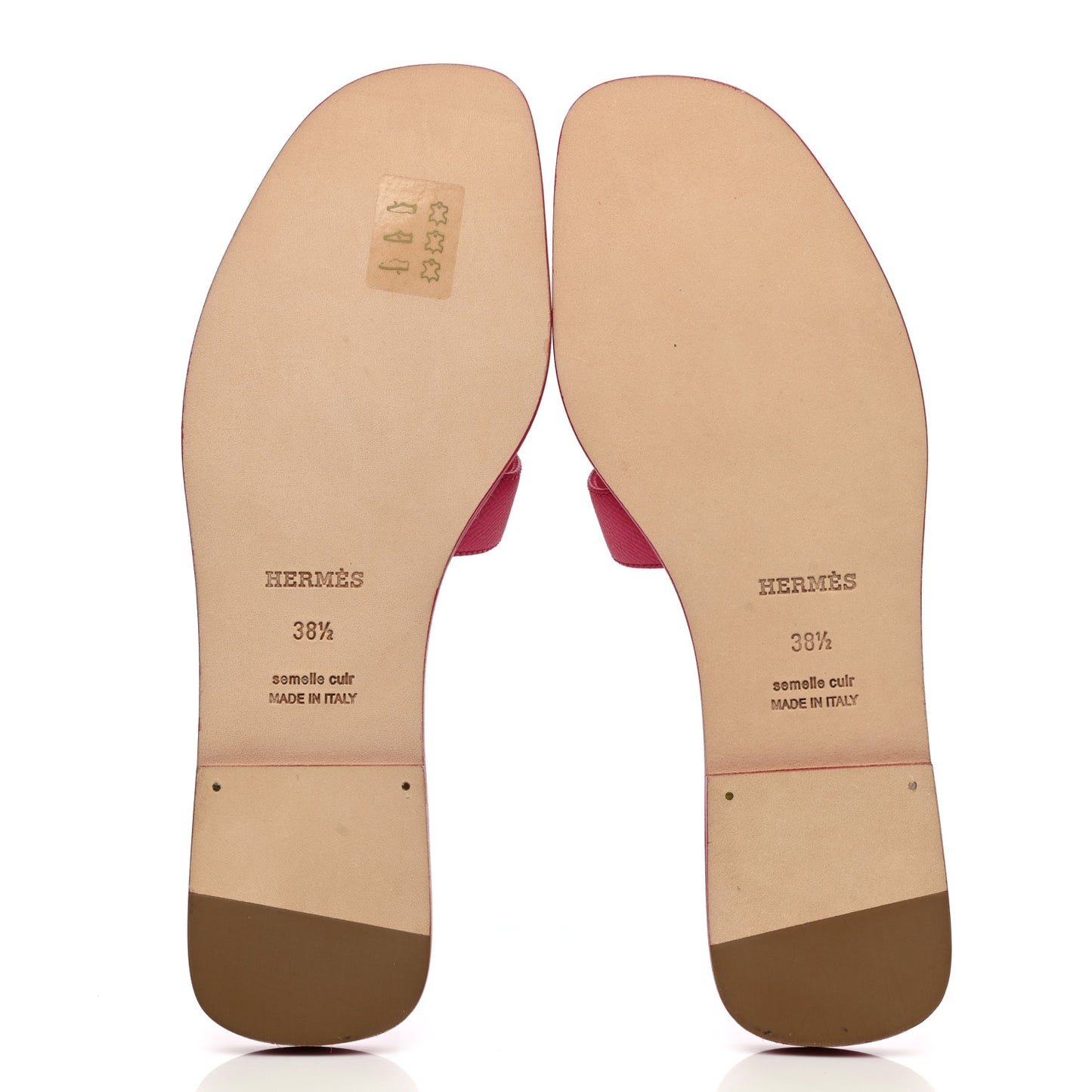 Epsom Oran Sandals 38.5 Rouge Azalee