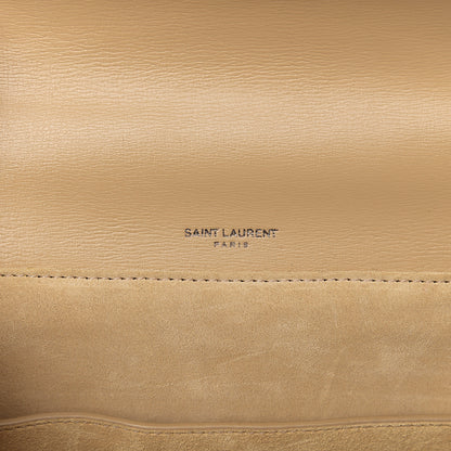 Saint Laurent Calfskin Medium Bellechasse Satchel Beige 5 of 9