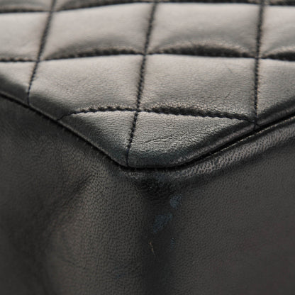 Chanel Lambskin Quilted Shoudler Bag Navy 9 of 9