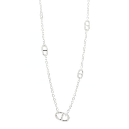 Hermes Sterling Silver Farandole Necklace 80 1 of 5