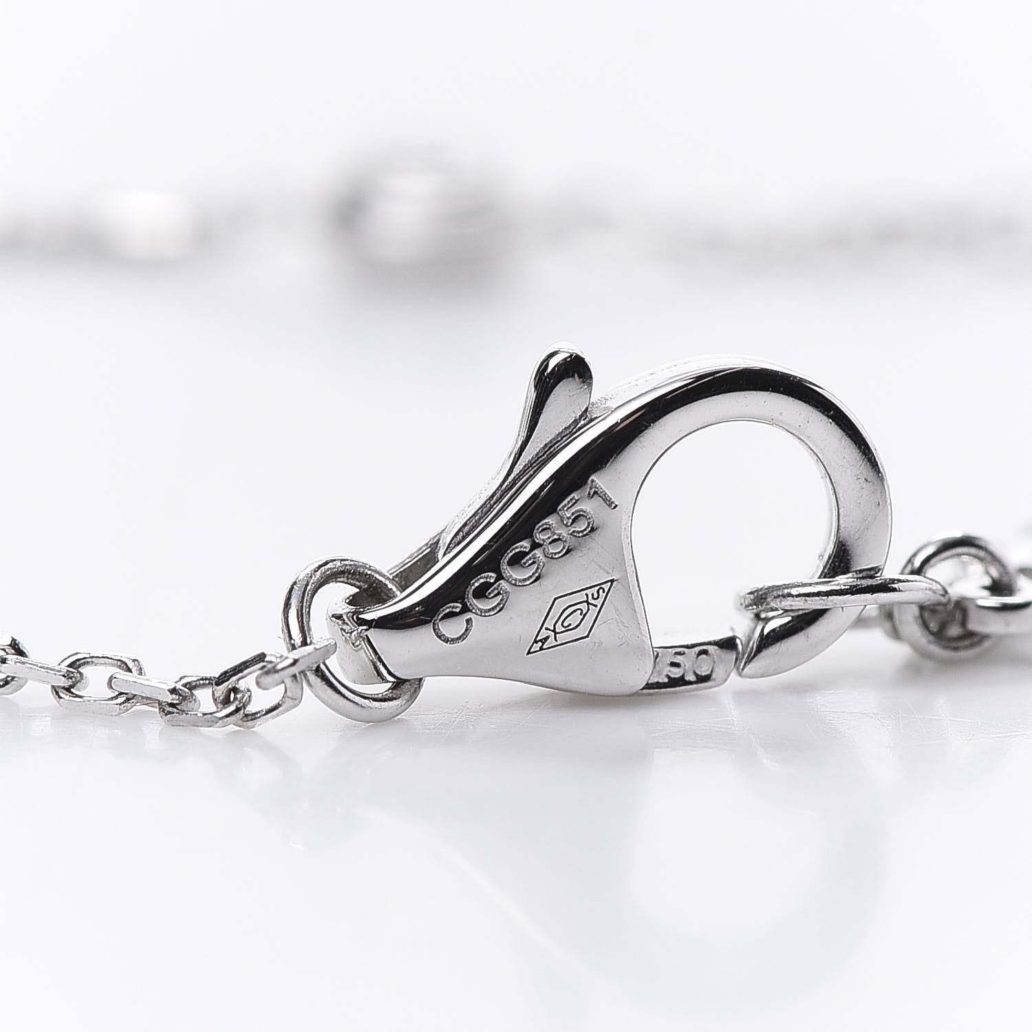 Cartier 18K White Gold Diamond XS D'Amour Bracelet 4 of 6