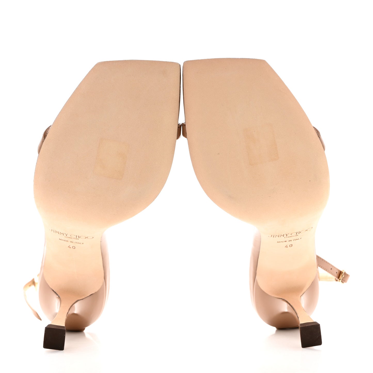 Patent Marin 60 Sandals 40 Dark Nude