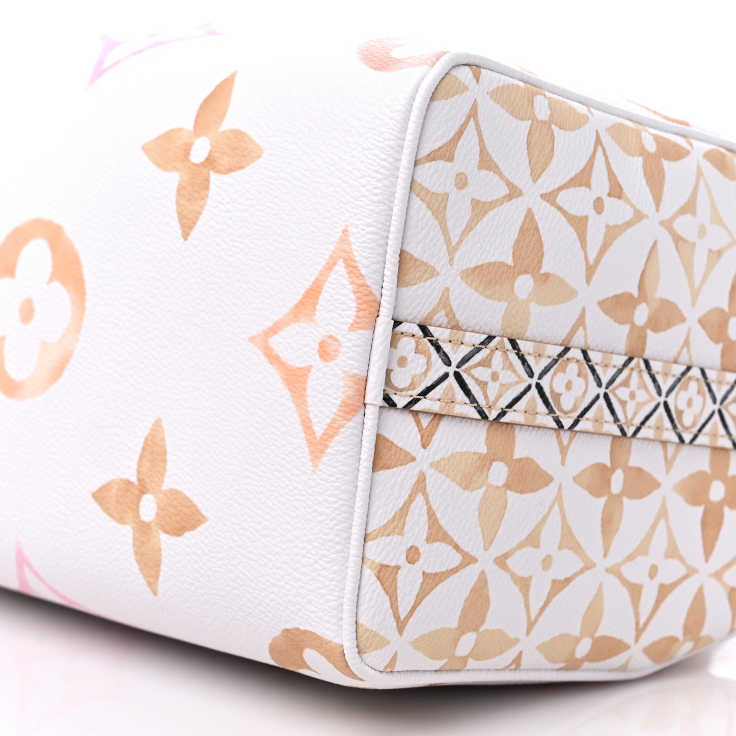 Monogram Giant By The Pool 2.0 Speedy Bandouliere 25 Beige