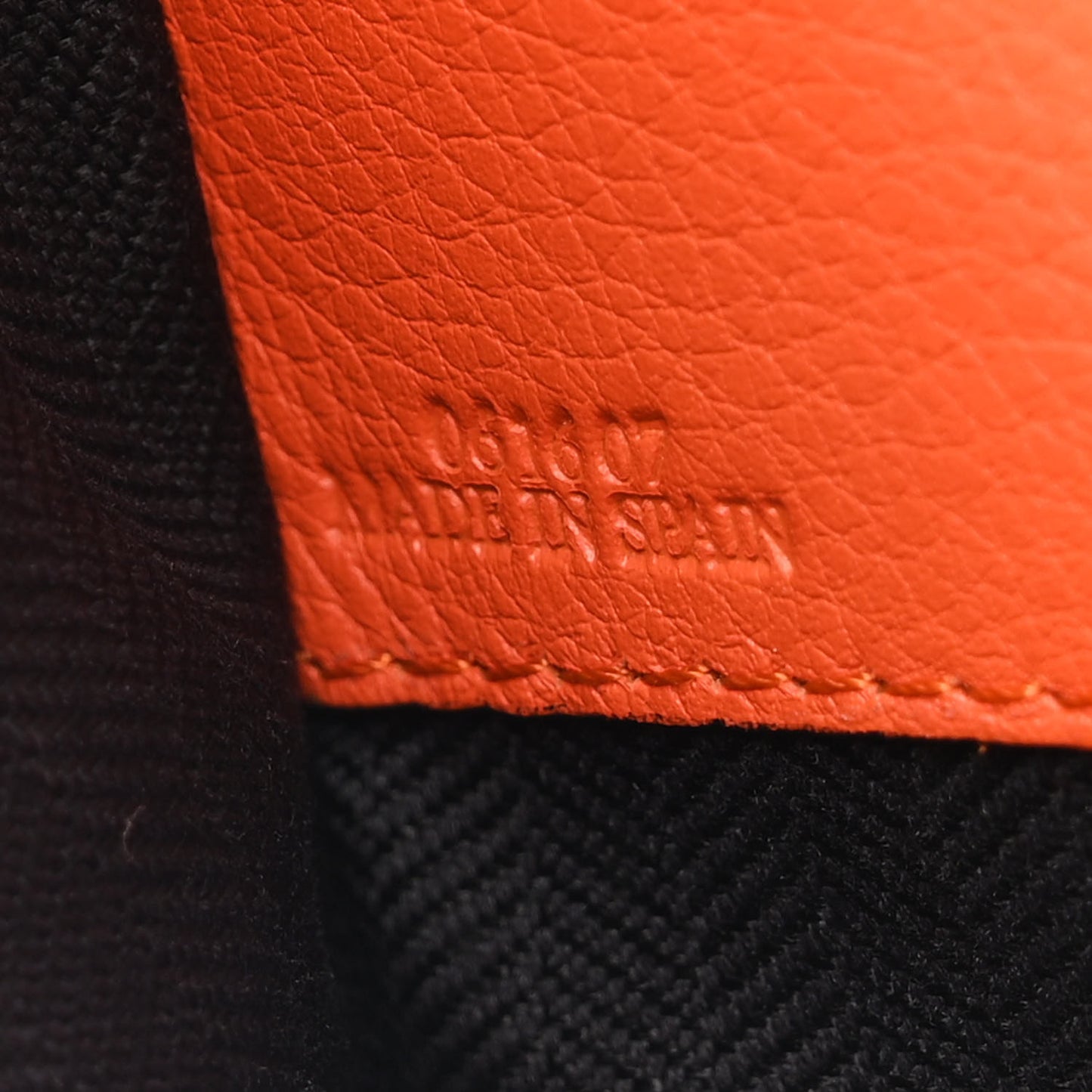 Grained Calfskin Small Hammock Shoulder Bag Apricot Orange