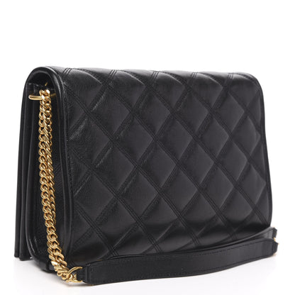 Saint Laurent Lambskin Quilted Mini Becky Chain Bag Black 3 of 10