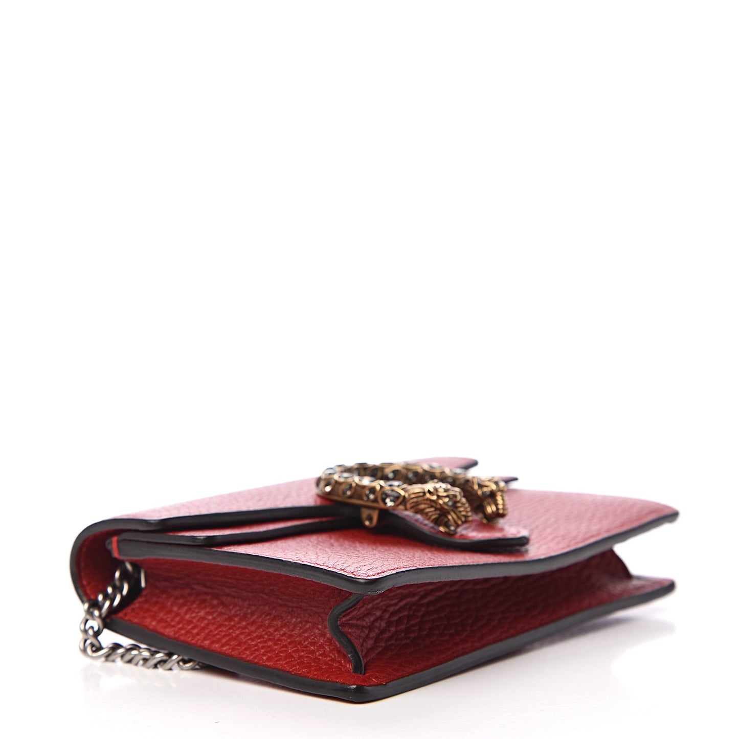 Calfskin Super Mini Dionysus Shoulder Bag Hibiscus Red