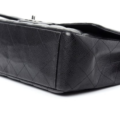 Chanel Caviar Quilted Maxi Single Flap Black 7 of 9