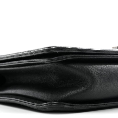 Chanel Crumpled Lambskin New Medium Studded Boy Flap Black 9 of 10