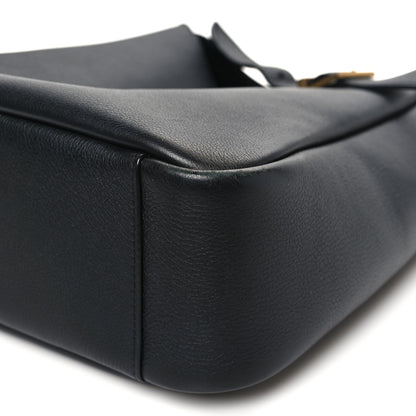 Saint Laurent Smooth Calfskin Small Le 5 A 7 Soft Hobo Black 9 of 10