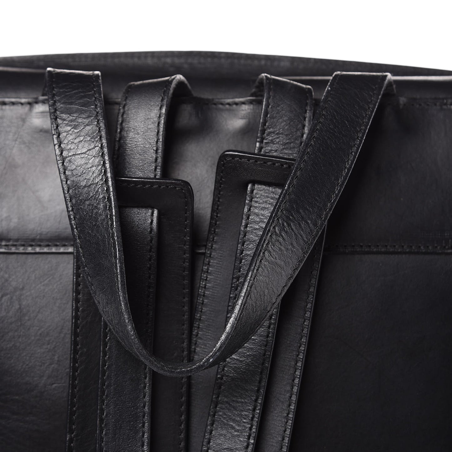 Vegetable Tanned Calfskin Backpack Black