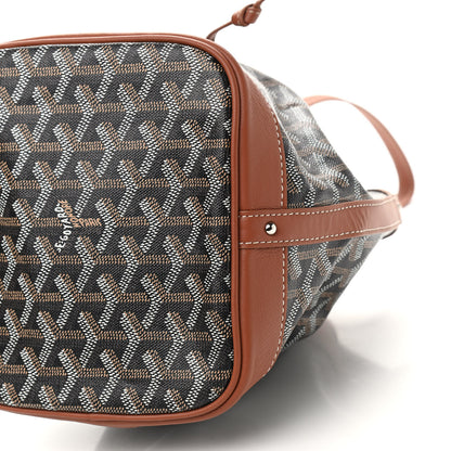 Goyard Goyardine Petit Flot Bucket Bag PM Black Gold 6 of 8